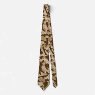 Woestijncamouflage  stropdas