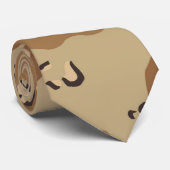 Woestijncamouflage Stropdas (Opgerold)