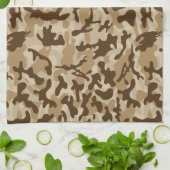 Woestijncamouflage theedoek (Gevouwen)