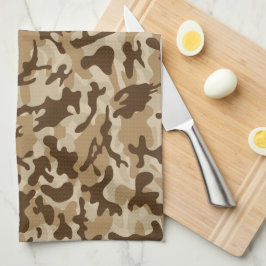 Woestijncamouflage theedoek