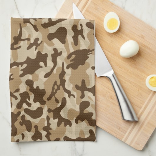 Woestijncamouflage theedoek (Quarter Fold)