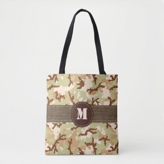Woestijncamouflage Tote Bag (Voorkant)