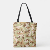 Woestijncamouflage Tote Bag (Achterkant)