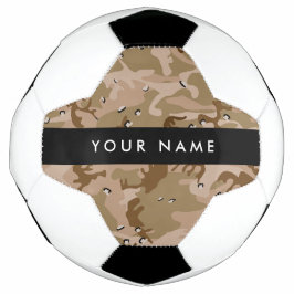 Woestijncamouflagekiezels, je naam, Personaliseer Voetbal