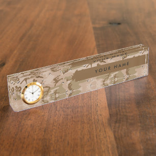 Woestijncamouflagekiezels, jouw naam, personalisee naambordje