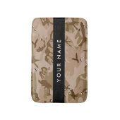 Woestijncamouflagekiezels, Uw naam, Personaliseer Badmat (Voorkant Verticaal)
