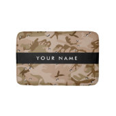 Woestijncamouflagekiezels, Uw naam, Personaliseer Badmat (Voorkant)