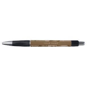 Woestijncamouflagepatroon, jouw naam, Personalisee Pen