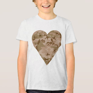 Woestijncamouflagepatroon, militair patroon, leger Tri-Blend shirt