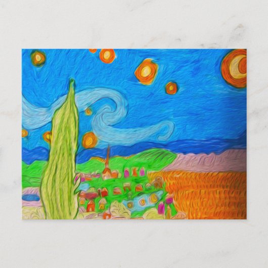 Woestijndorp Briefkaart (Voorkant)
