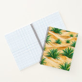 Woestijnduinen Agave Patroon Notitieboek (Binnen)