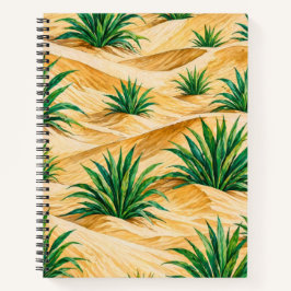 Woestijnduinen Agave Patroon Notitieboek