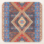 Woestijnecho's: Zuidwestelijk Boho-erfgoed Kartonnen Onderzetters (Voorkant)