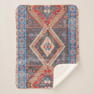 Woestijnecho's: Zuidwestelijk Boho-erfgoed Sherpa Deken