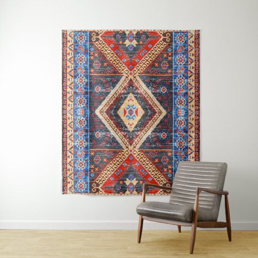 Woestijnecho's: Zuidwestelijk Boho-erfgoed Wandkleed (In situ)