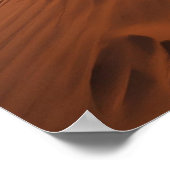 Woestijneenzaamheid - Golden Dunes bij Sunset Fine Poster (Hoek)