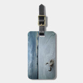 woestijnen | Bonneville Salt Flats Utah Bagagelabel (Voorkant verticaal)