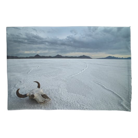 woestijnen | Bonneville Salt Flats Utah Kussensloop (Voorkant)