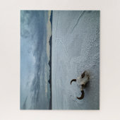 woestijnen | Bonneville Salt Flats Utah Legpuzzel (Verticaal)