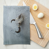 woestijnen | Bonneville Salt Flats Utah Theedoek (Quarter Fold)