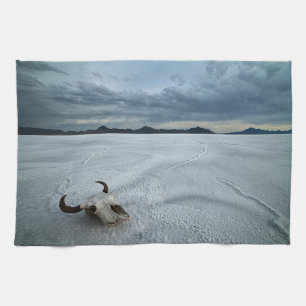 woestijnen   Bonneville Salt Flats Utah Theedoek