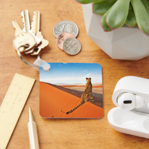 woestijnen Cheetah Savannah Desert Sleutelhanger
