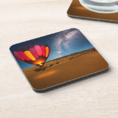 woestijnen | Doodvallei van Mesvrij Dunes Bier Onderzetter (Linkerzijde)