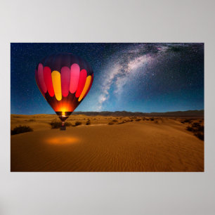 woestijnen   Doodvallei van Mesvrij Dunes Poster