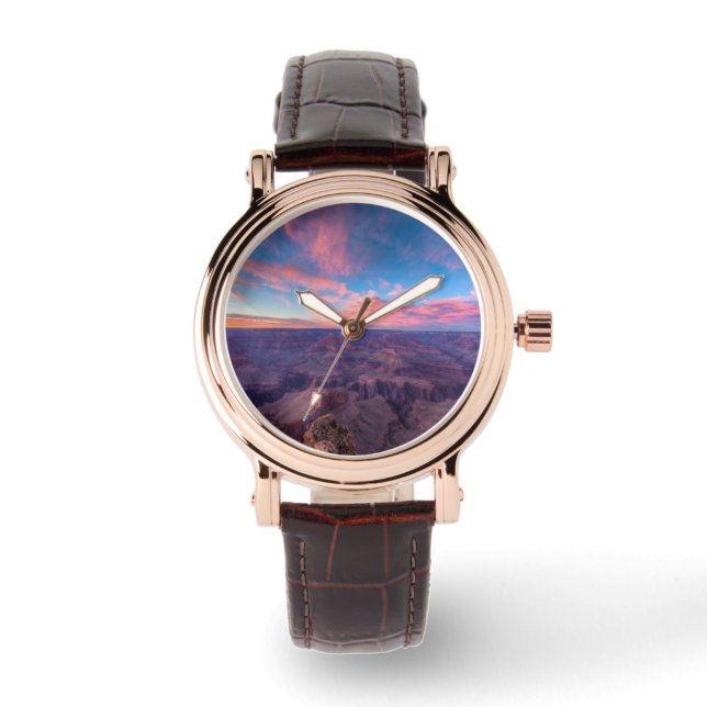 woestijnen | Hopi Point Grand Canyon Arizona Horloge (Voorkant)