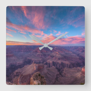 woestijnen   Hopi Point Grand Canyon Arizona Vierkante Klok