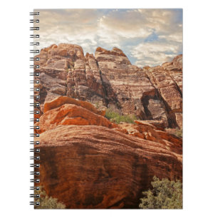 woestijnen in de Amerikaanse woestijnlandschapsfot Notitieboek