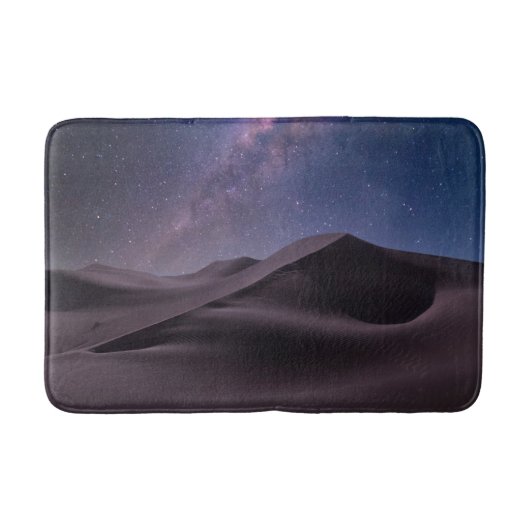 woestijnen | Milky Way Starry Sky Sand Dune Dubai Badmat (Voorkant)