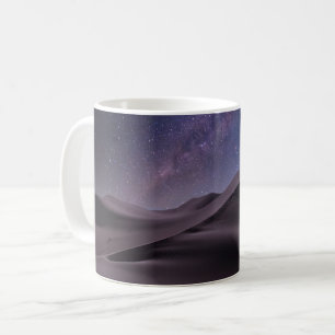 woestijnen Milky Way Starry Sky Sand Dune Dubai Koffiemok