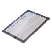 woestijnen | Milky Way Starry Sky Sand Dune Dubai Notitieblok (Schuin)