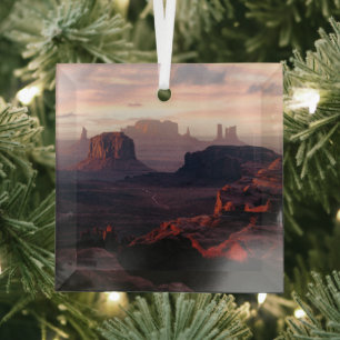 woestijnen   Monument Valley Utah-Ariziona Glas Ornament