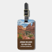 woestijnen | Nationaal park Arches, Utah Bagagelabel (Voorkant verticaal)