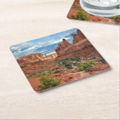 woestijnen | Nationaal park Arches, Utah Kartonnen Onderzetters (Schuin)