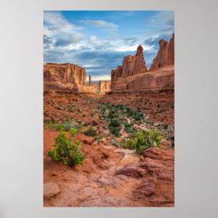 woestijnen   Nationaal park Arches, Utah Poster
