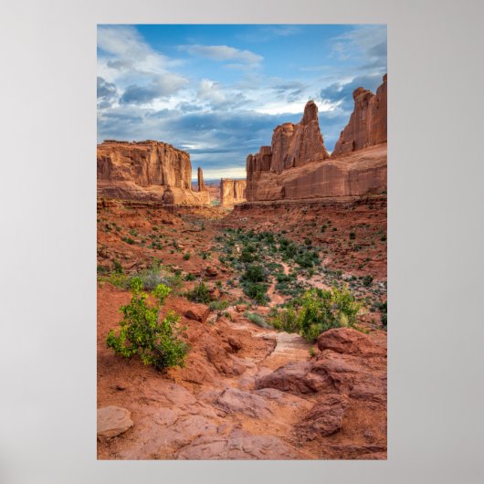 woestijnen | Nationaal park Arches, Utah Poster (Voorkant)