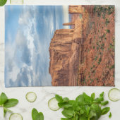 woestijnen | Nationaal park Arches, Utah Theedoek (Gevouwen)