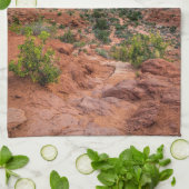 woestijnen | Nationaal park Arches, Utah Theedoek (Gevouwen)