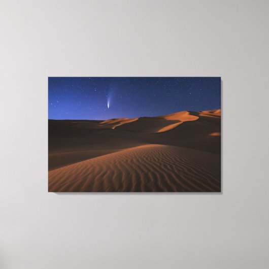 woestijnen | Sand Dune Galaxy Canvas Afdruk (Voorkant)