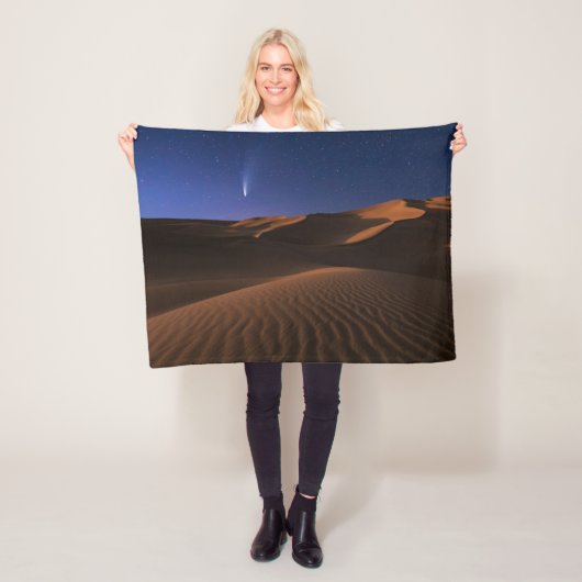 woestijnen | Sand Dune Galaxy Fleece Deken (In situ)