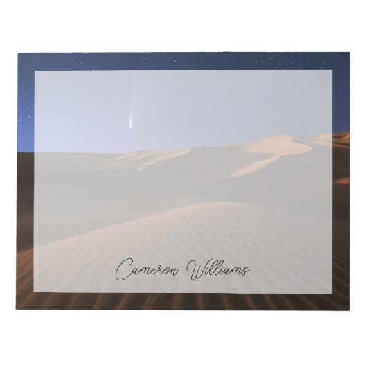 woestijnen | Sand Dune Galaxy Notitieblok (Voorkant)
