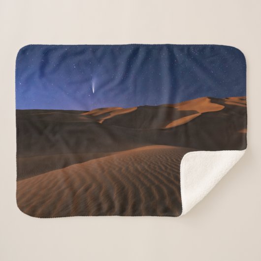 woestijnen | Sand Dune Galaxy Sherpa Deken (Voorkant (horizontaal))