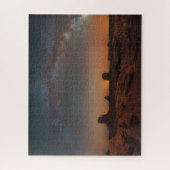 woestijnen | Starry Sky over woestijnlandschap Legpuzzel (Verticaal)