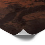 woestijnen | Starry Sky over woestijnlandschap Poster (Hoek)