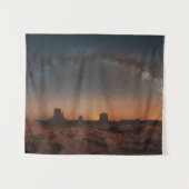 woestijnen | Starry Sky over woestijnlandschap Wandkleed (Voorkant (horizontaal))