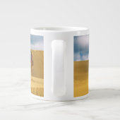 woestijnen | Thar Desert Rajasthan India Camel Grote Koffiekop (Achterkant)