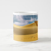 woestijnen | Thar Desert Rajasthan India Camel Grote Koffiekop (Voorkant)